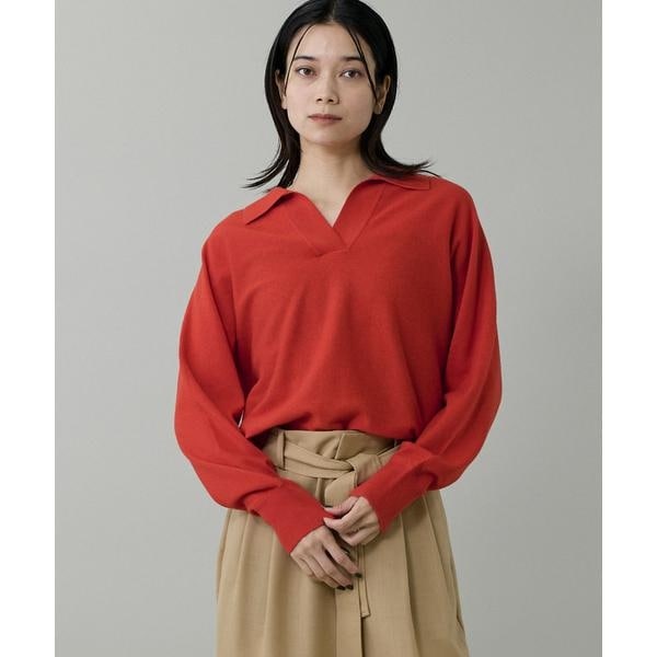 イネド（INED）/ポロ衿ドルマンニット