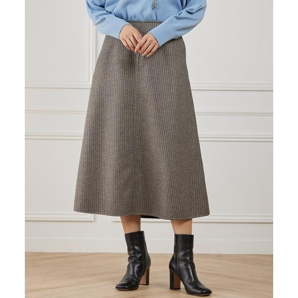 イネド（INED）/ダブルフェイスAラインスカート