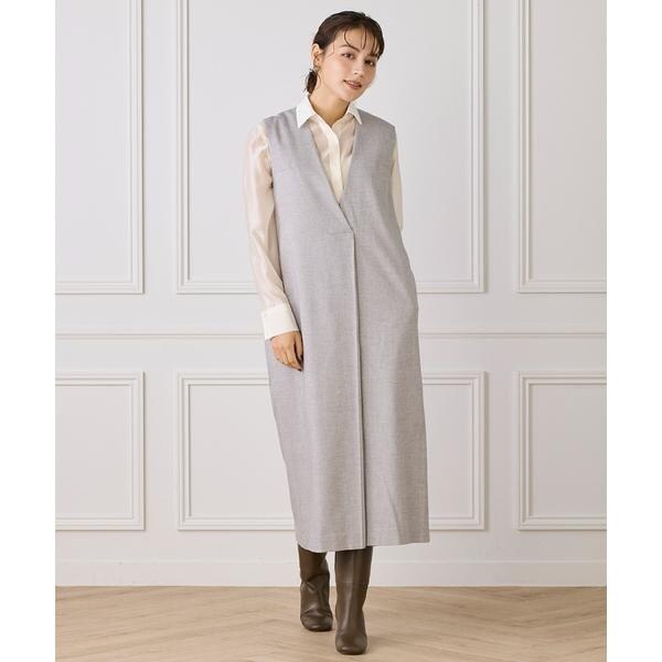 イネド（INED）/《大きいサイズ》コクーンワンピース