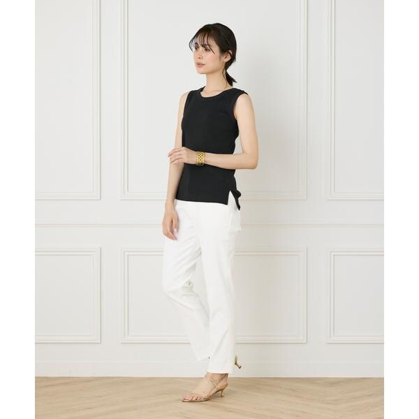 イネド（INED）/コットンリブタンクトップ《YVON》