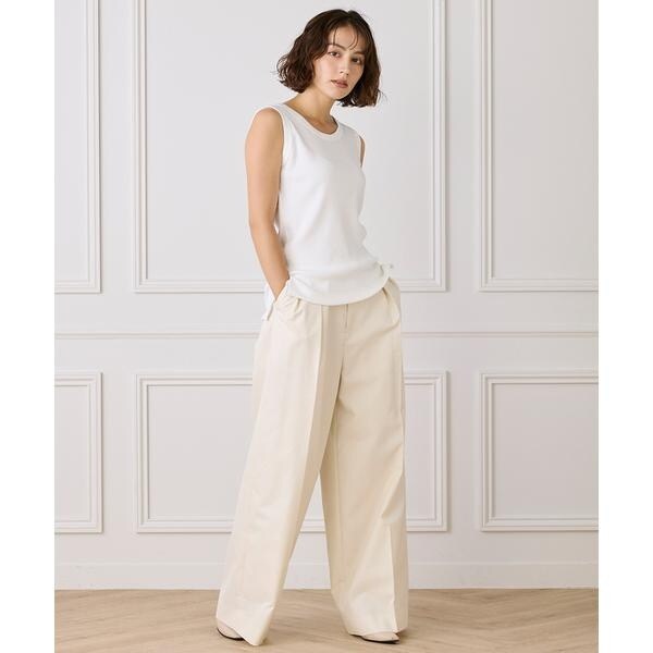 イネド（INED）/コットンリブタンクトップ《YVON》