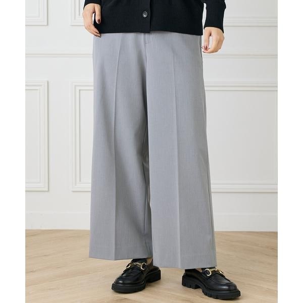 イネド（INED）/《大きいサイズ》セミワイドパンツ