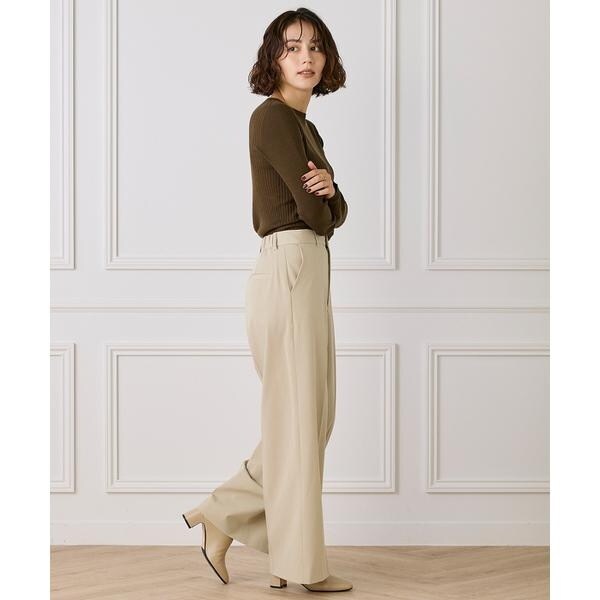 イネド（INED）/《大きいサイズ》セミワイドパンツ