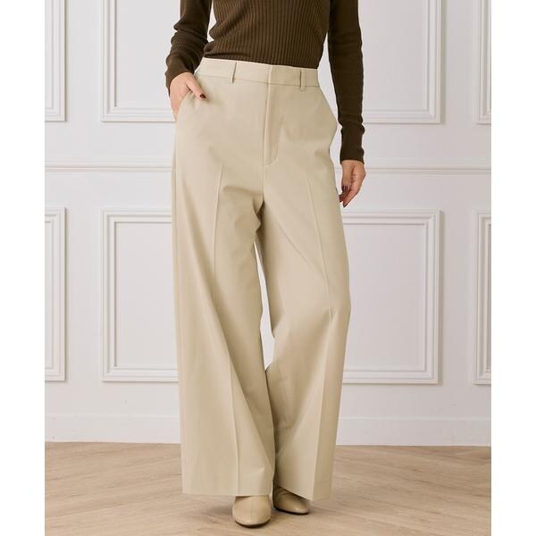 イネド（INED）/《大きいサイズ》セミワイドパンツ