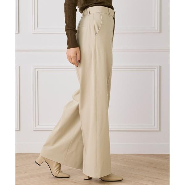 イネド（INED）/《大きいサイズ》セミワイドパンツ