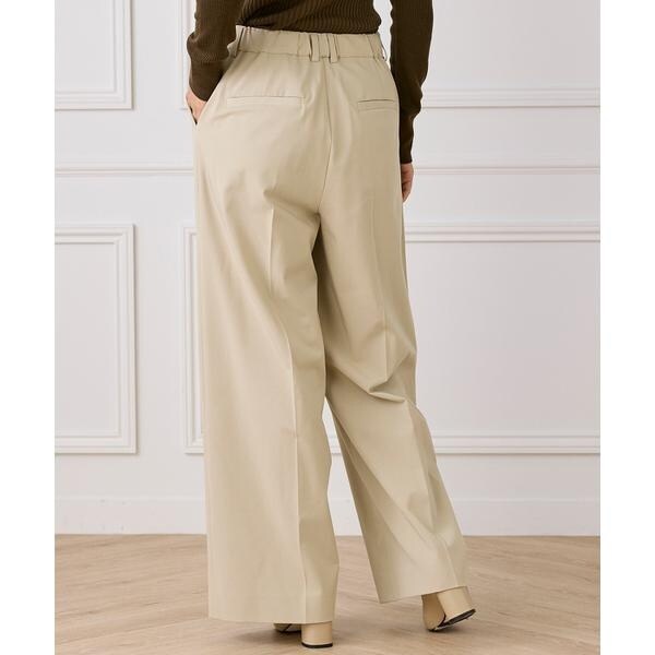 イネド（INED）/《大きいサイズ》セミワイドパンツ
