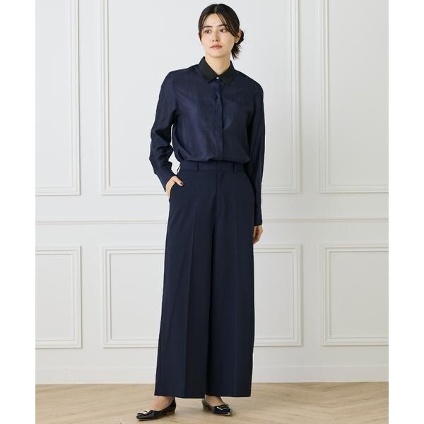 イネド（INED）/《大きいサイズ》セミワイドパンツ