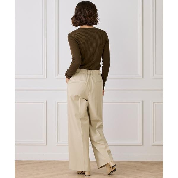 イネド（INED）/《大きいサイズ》セミワイドパンツ