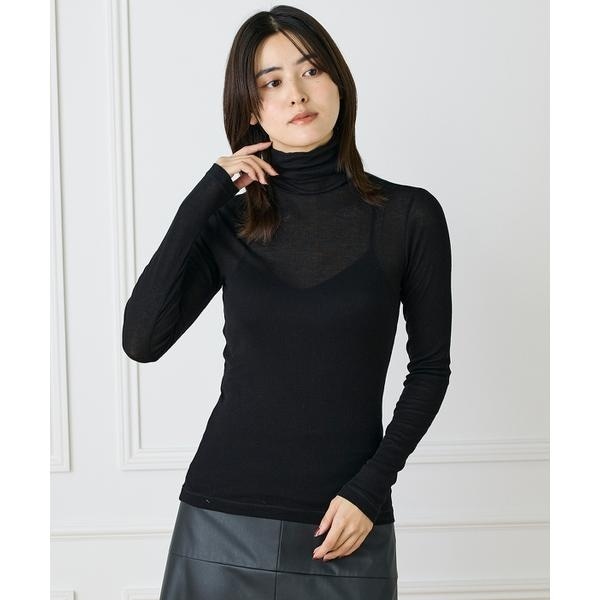 イネド（INED）/《大きいサイズ》ハイネックロングTシャツ