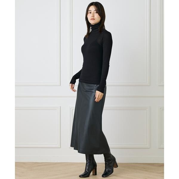 イネド（INED）/《大きいサイズ》ハイネックロングTシャツ