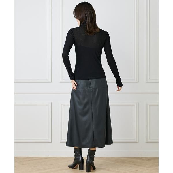 イネド（INED）/《大きいサイズ》ハイネックロングTシャツ