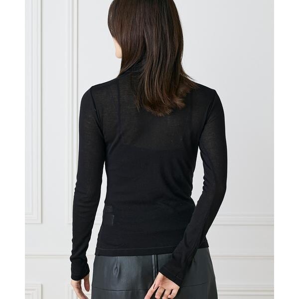 イネド（INED）/《大きいサイズ》ハイネックロングTシャツ