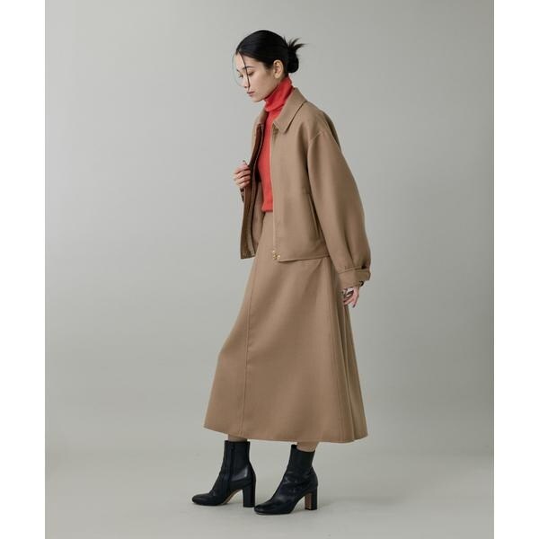 イネド（INED）/《大きいサイズ》リブタートルニット《Cuoo》