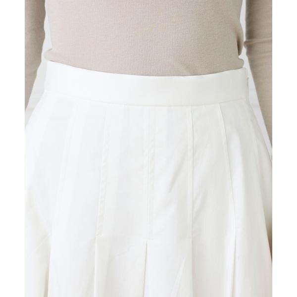 イネド（INED）/《大きいサイズ》タックプリーツスカート