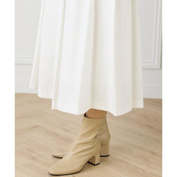 イネド（INED）/《大きいサイズ》タックプリーツスカート