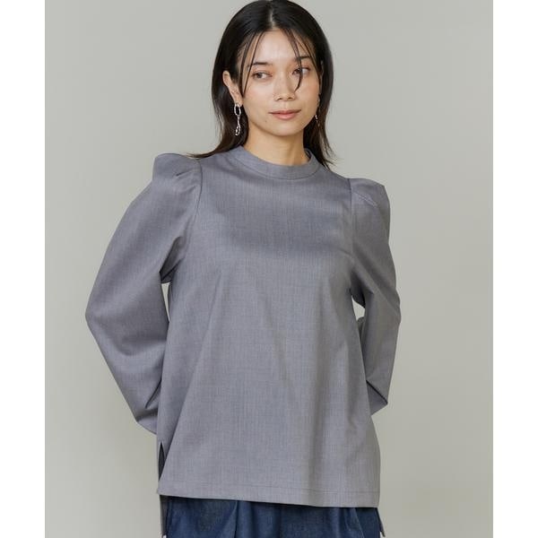 イネド（INED）/《大きいサイズ》盛り袖ブラウス《三尋木奈保コラボ・Oggi12月号掲載》