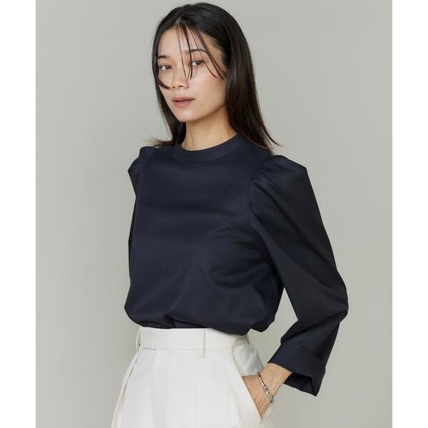 イネド（INED）/《大きいサイズ》盛り袖ブラウス《三尋木奈保コラボ・Oggi12月号掲載》