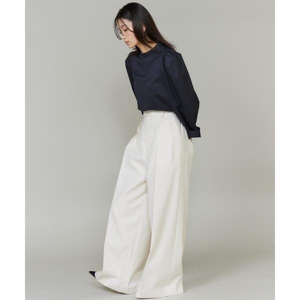 イネド（INED）/《大きいサイズ》盛り袖ブラウス《三尋木奈保コラボ・Oggi12月号掲載》