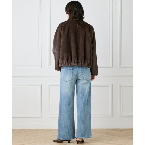 イネド（INED）/《大きいサイズ》エコファーブルゾン