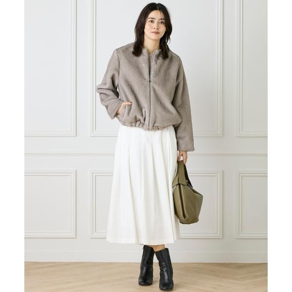 イネド（INED）/《大きいサイズ》エコファーブルゾン