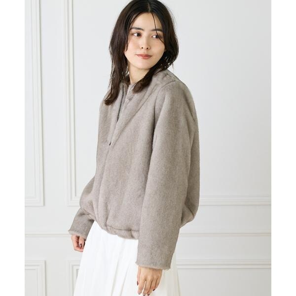 イネド（INED）/《大きいサイズ》エコファーブルゾン