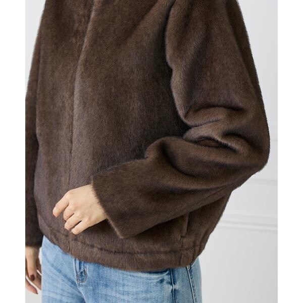 イネド（INED）/《大きいサイズ》エコファーブルゾン