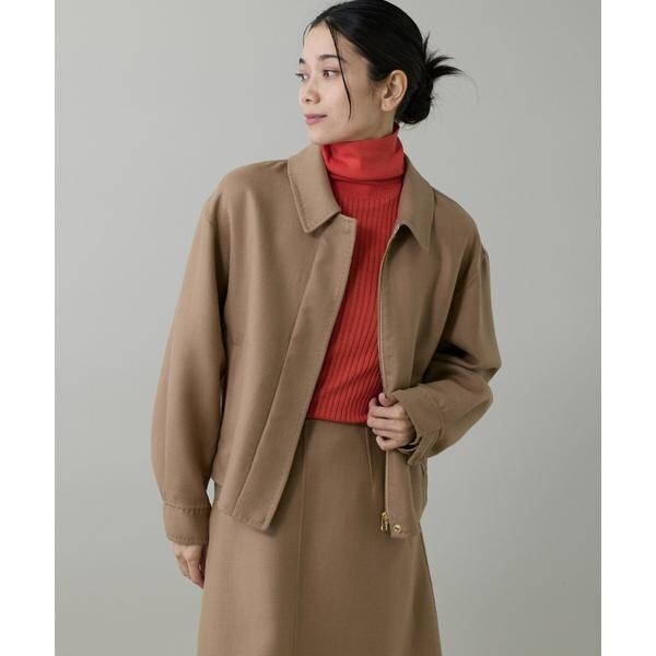 イネド（INED）/《大きいサイズ》ダブルフェイスブルゾン