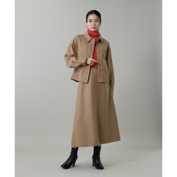 イネド（INED）/《大きいサイズ》ダブルフェイスブルゾン