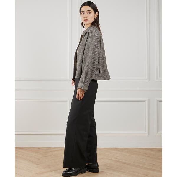 イネド（INED）/《大きいサイズ》ダブルフェイスブルゾン