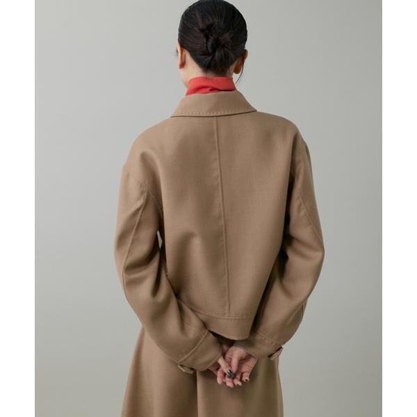 イネド（INED）/《大きいサイズ》ダブルフェイスブルゾン