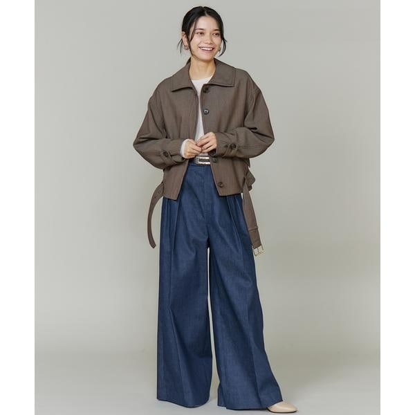 イネド（INED）/《三尋木奈保コラボ・Oggi12月号掲載》カーヴィブルゾン《WEB・POPUP限定カ