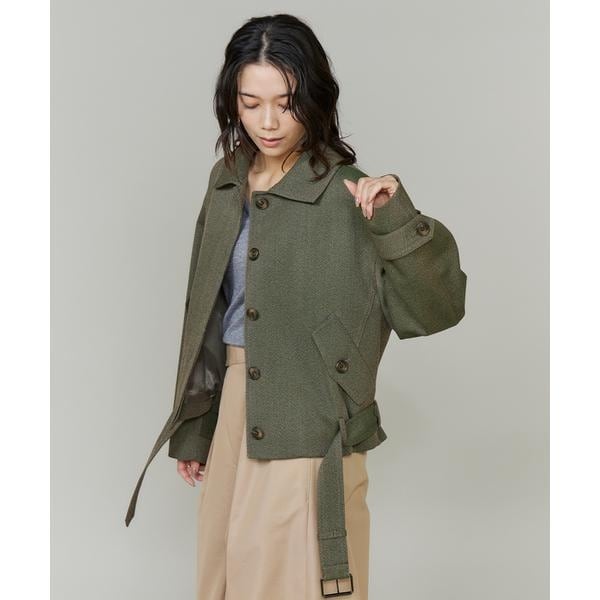 イネド（INED）/《三尋木奈保コラボ・Oggi12月号掲載》カーヴィブルゾン《WEB・POPUP限定カ