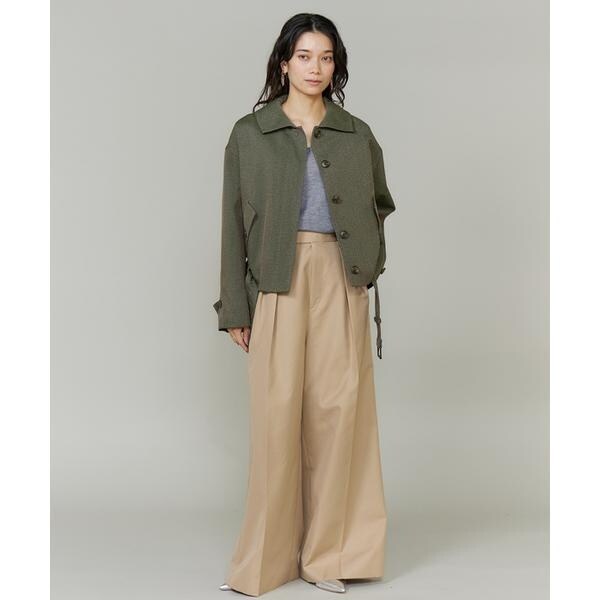 イネド（INED）/《大きいサイズ》カーヴィブルゾン《三尋木奈保コラボ/Oggi12月号掲載/WEB