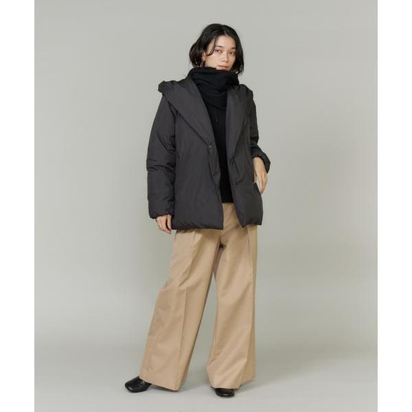 イネド（INED）/《大きいサイズ》ハーフジッププルオーバーニット