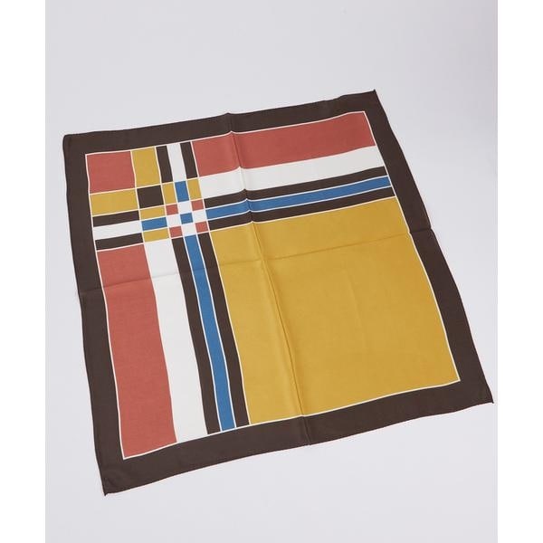 イネド（INED）/幾何学柄スカーフ