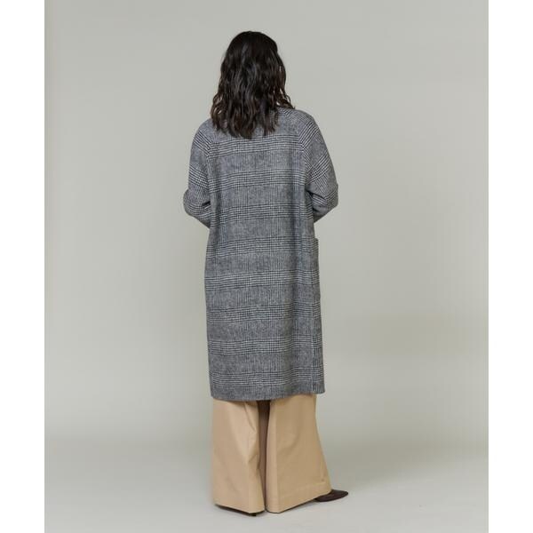 イネド（INED）/《大きいサイズ》スタンドカラーコート