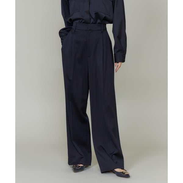 イネド（INED）/ツータックセミワイドパンツ