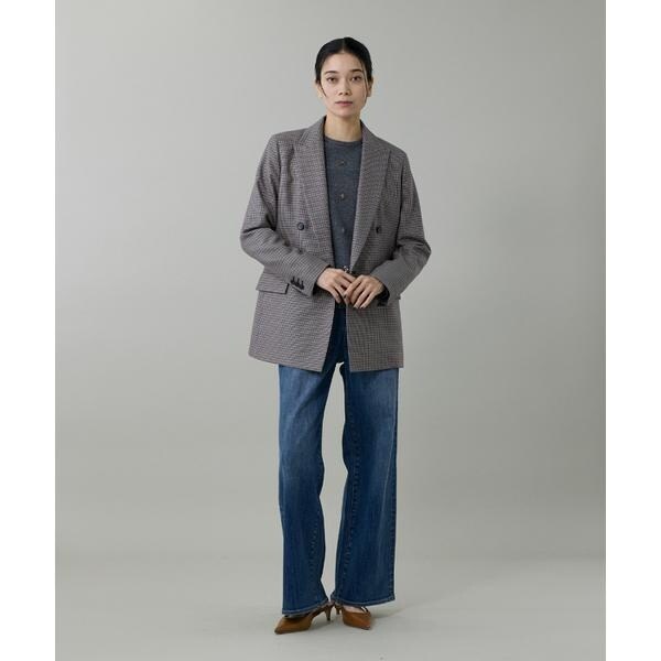 イネド（INED）/《大きいサイズ》定番ダブルブレストジャケット