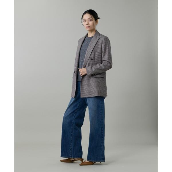 イネド（INED）/《大きいサイズ》定番ダブルブレストジャケット