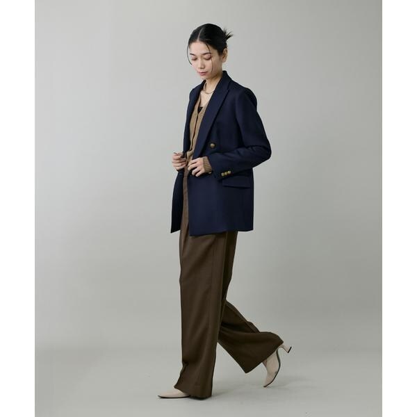 イネド（INED）/《大きいサイズ》定番ダブルブレストジャケット