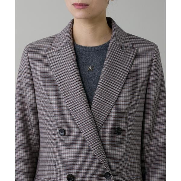 イネド（INED）/《大きいサイズ》定番ダブルブレストジャケット