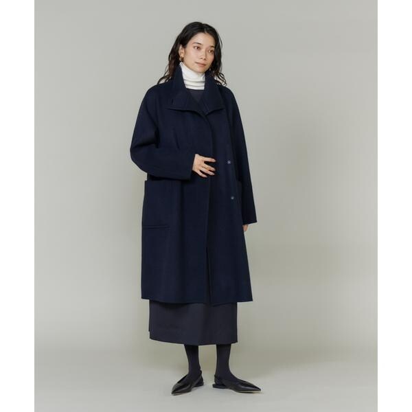 イネド（INED）/《大きいサイズ》ボートネックワンピース