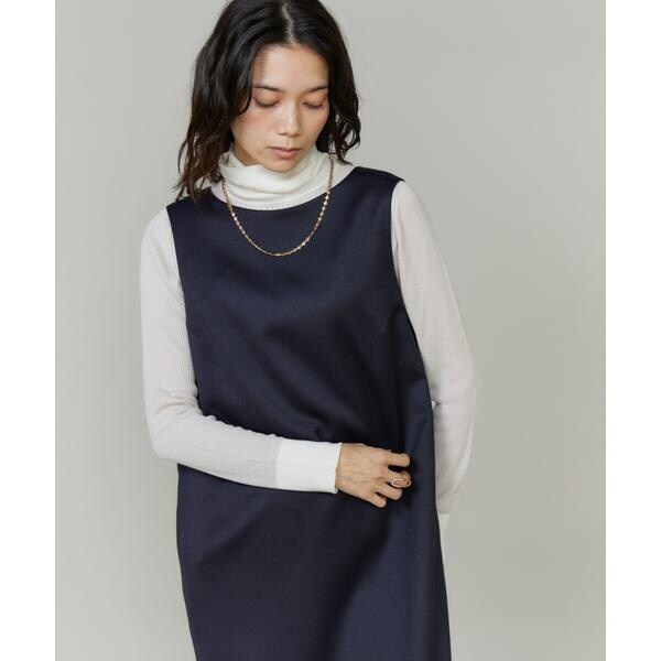 イネド（INED）/《大きいサイズ》ボートネックワンピース