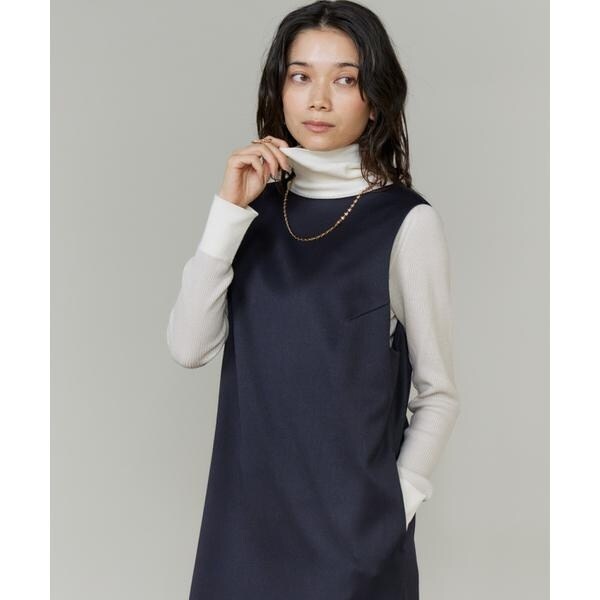イネド（INED）/《大きいサイズ》ボートネックワンピース