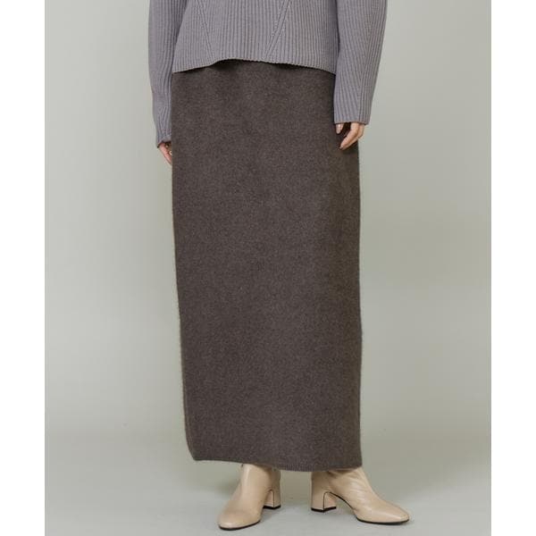 イネド（INED）/フォックスブレンドタイトスカート《YVON》