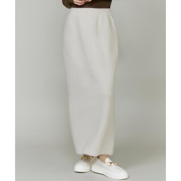 イネド（INED）/フォックスブレンドタイトスカート《YVON》