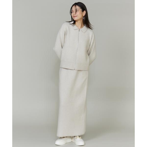 イネド（INED）/フォックスブレンドタイトスカート《YVON》