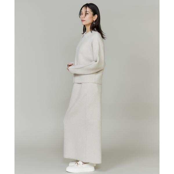 イネド（INED）/フォックスブレンドタイトスカート《YVON》