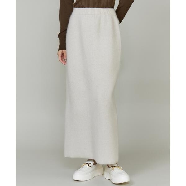 イネド（INED）/フォックスブレンドタイトスカート《YVON》