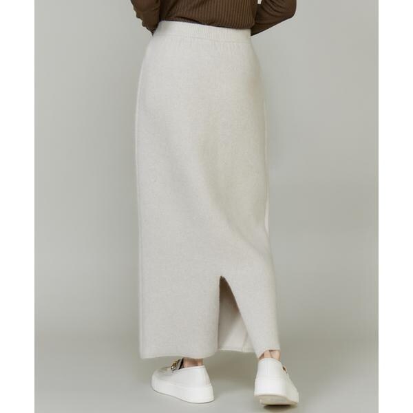 イネド（INED）/フォックスブレンドタイトスカート《YVON》